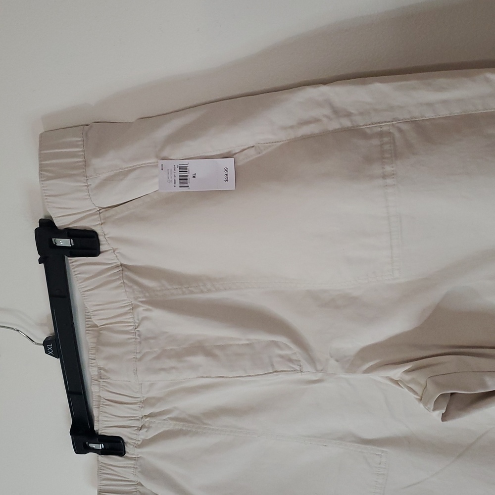 Gap Easy Wide Leg Chino Pants Size XL Womens New With Tags Elastic Waist - Picture 2 of 16